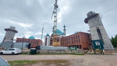 Ход строительства Соборной мечети.